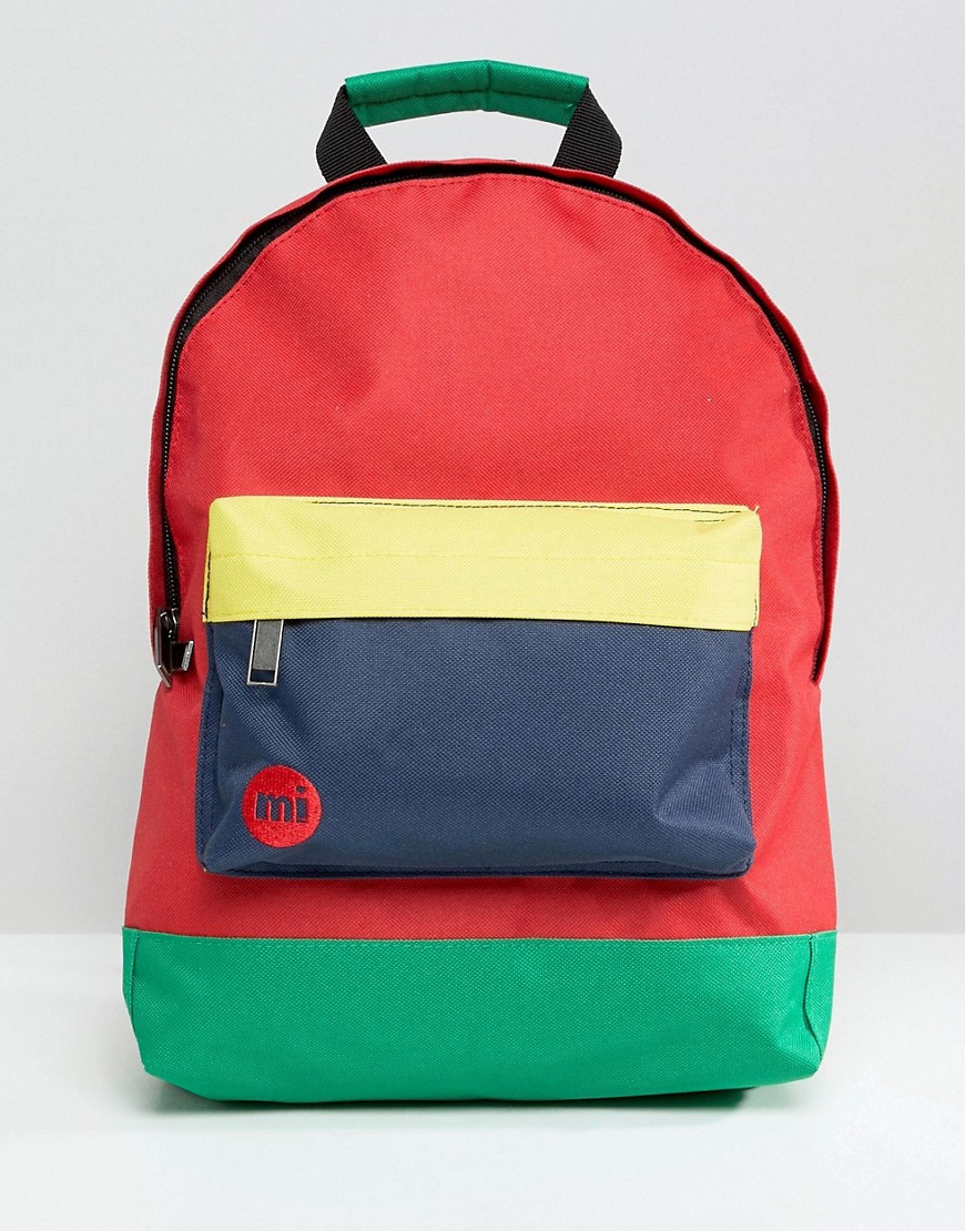 Mi-Pac Mini Backpack In Colour Block - Multi