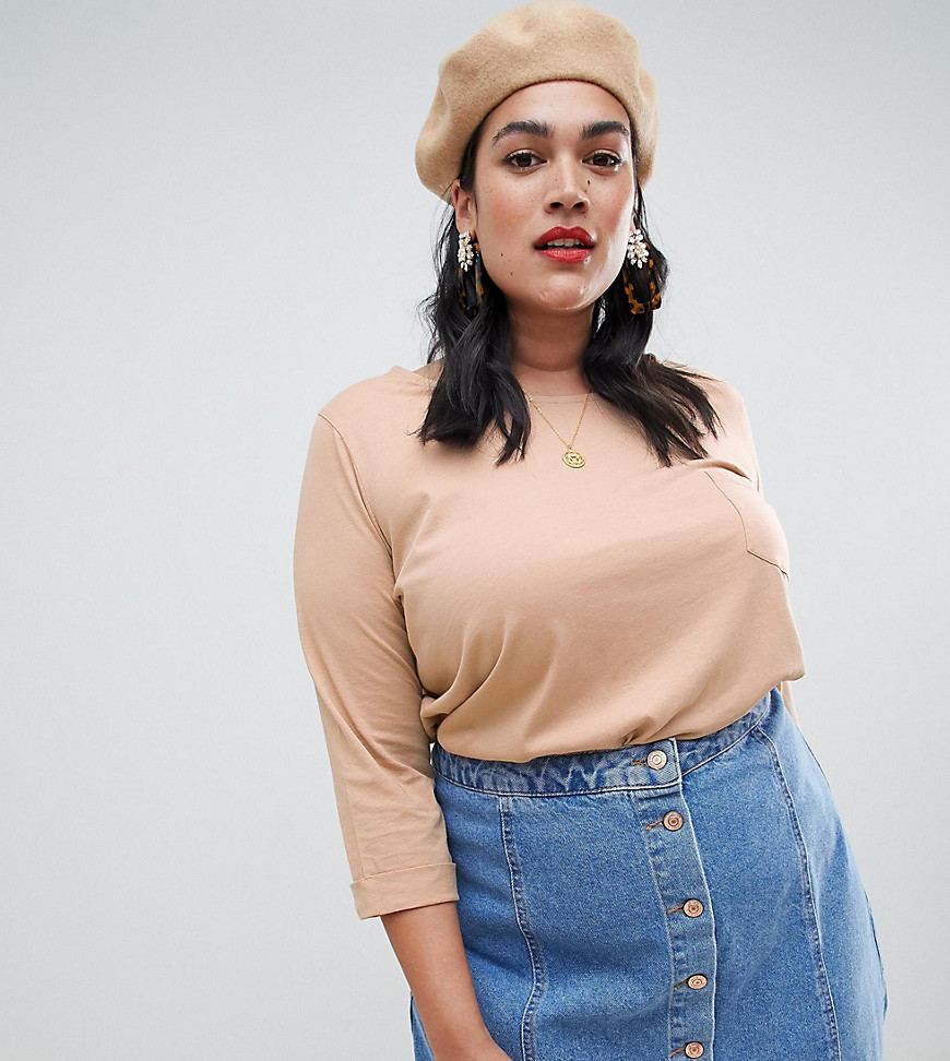 New Look Curve slouchy pocket tee