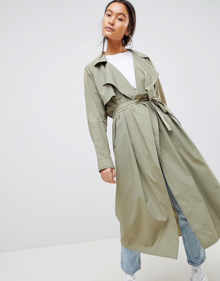 Weekday Trench Coat - Green
