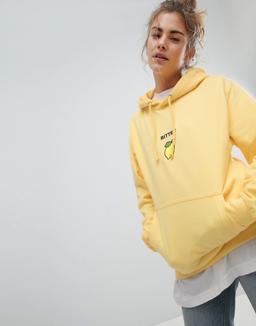 Adolescent Clothing Bitter Lemon Hoody - Yellow