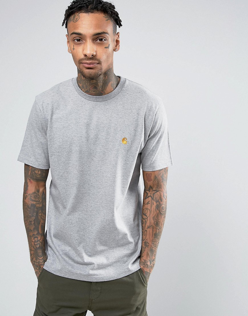 Carhartt WIP Chase T-Shirt In Grey