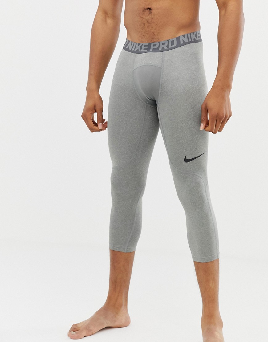Nike Training Pro 3/4 Tights In Grey 838055-091 - Grey