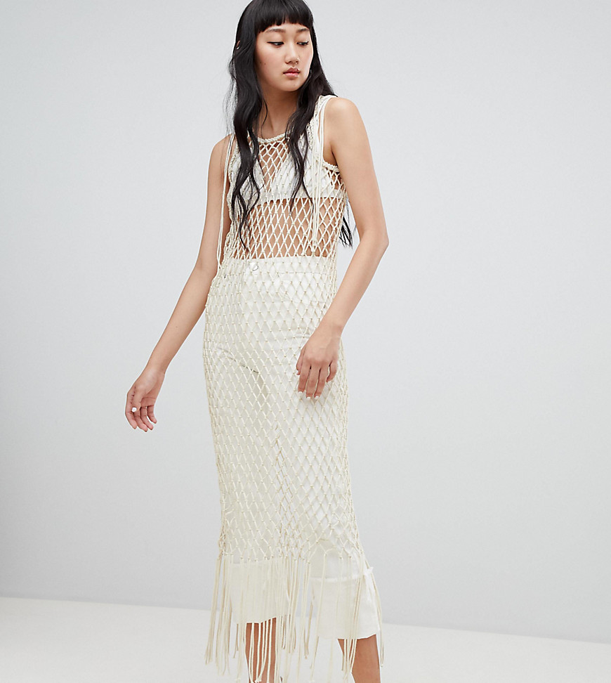 Weekday Limited Edition Rope Fringe Bodycon Dress