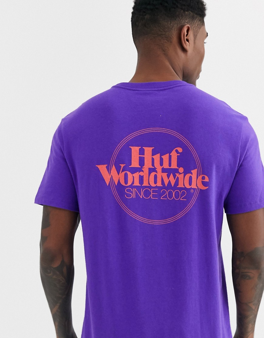 HUF Issue Logo t-shirt in purple