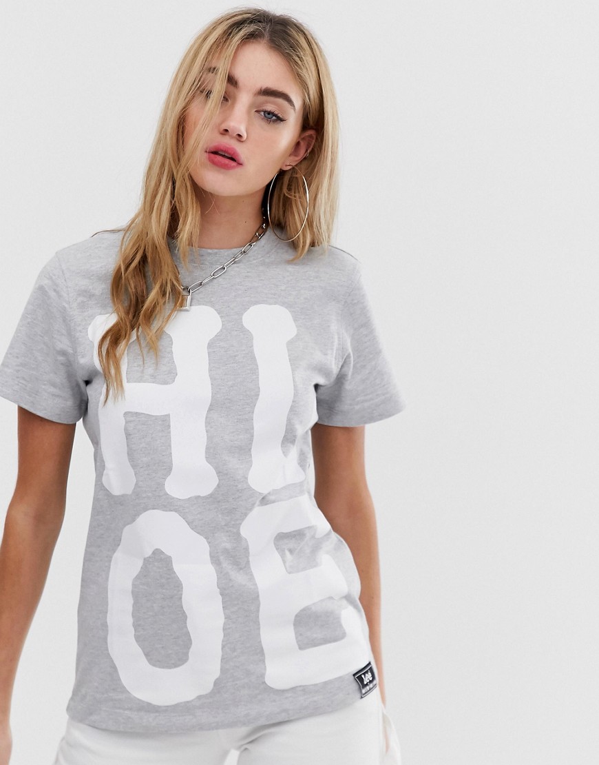 House of Holland X Lee T Shirt with Oversized Logo Detail