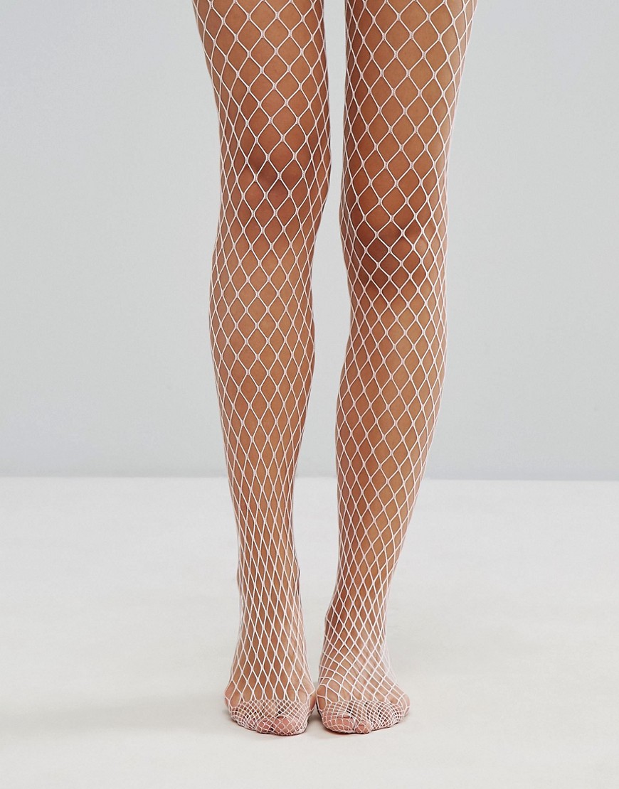 Gipsy Extra Large Fishnet Tights - Baby pink