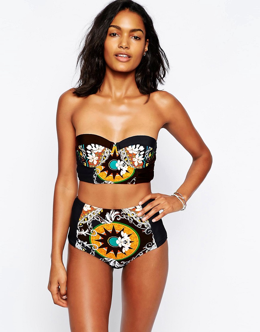Image 3 of River Island Latoya Bustier Bikini Top