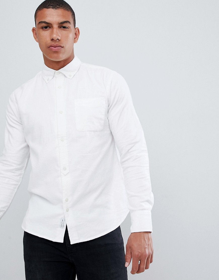 Bellfield Basic Oxford Shirt - White