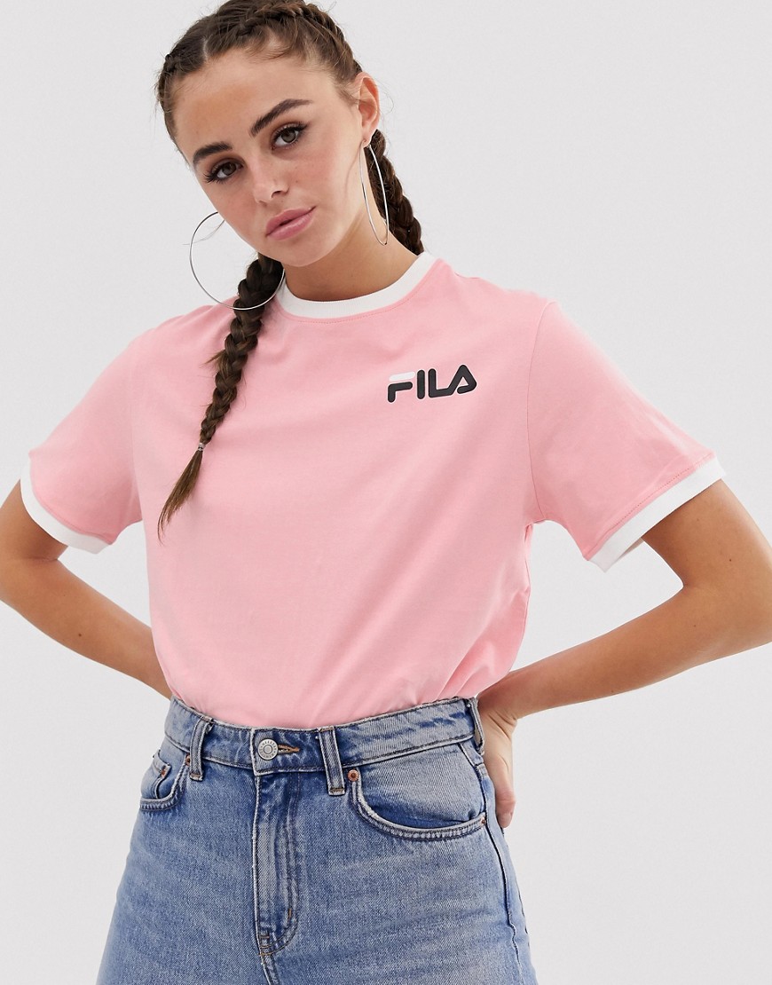 Fila relaxed ringer t-shirt with chest logo