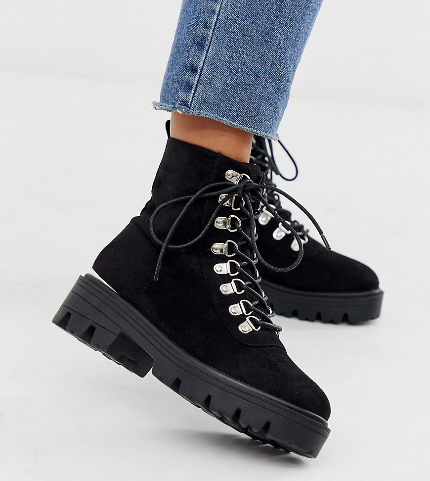RAID Wide Fit Arianna lace up hiker boots