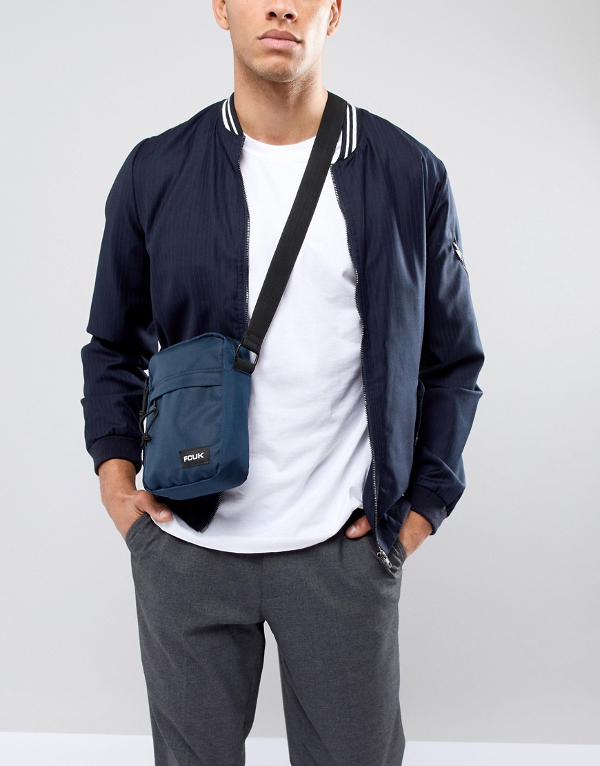 French Connection Flight Bag In Navy