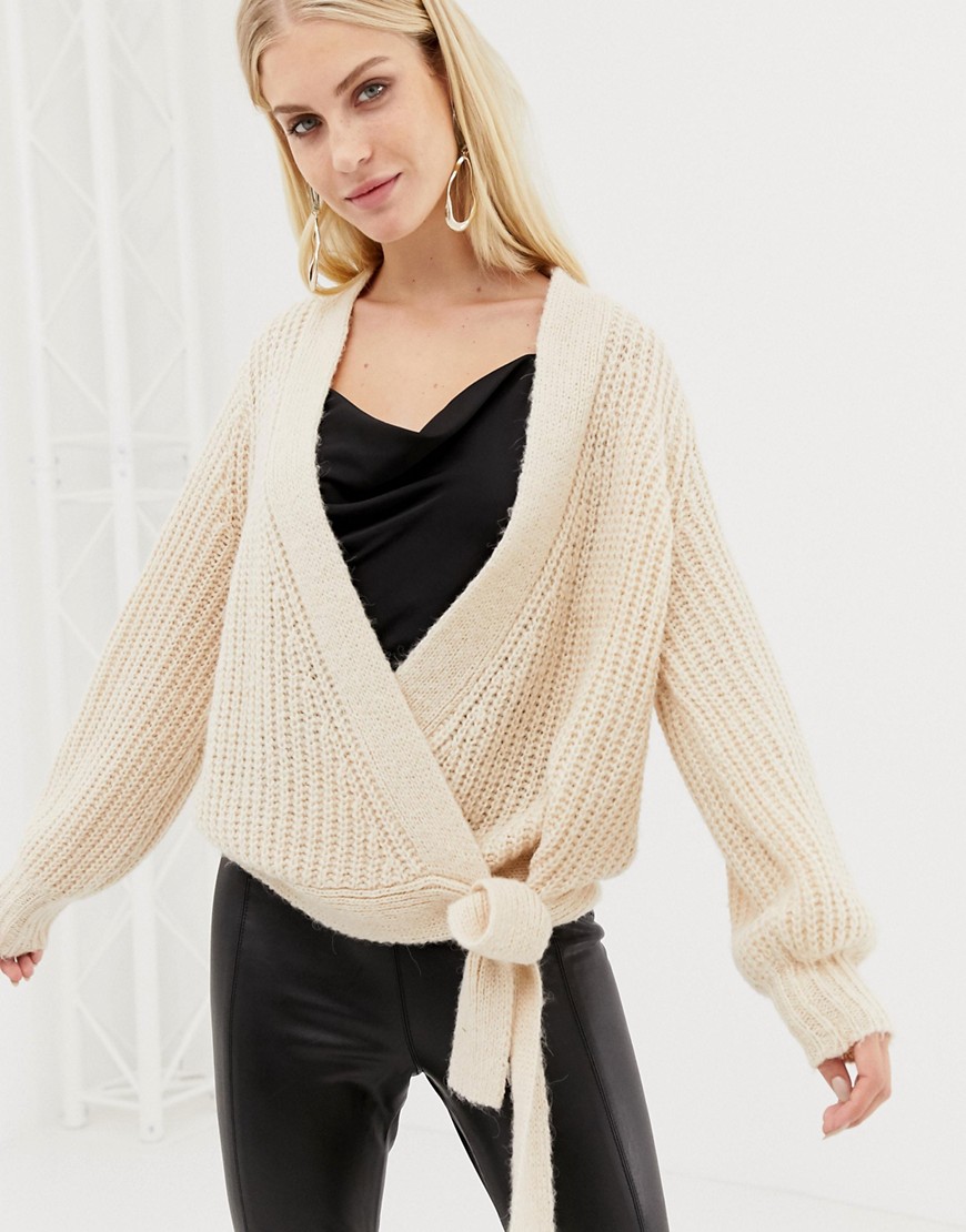 Y.A.S knitted wrap cardigan