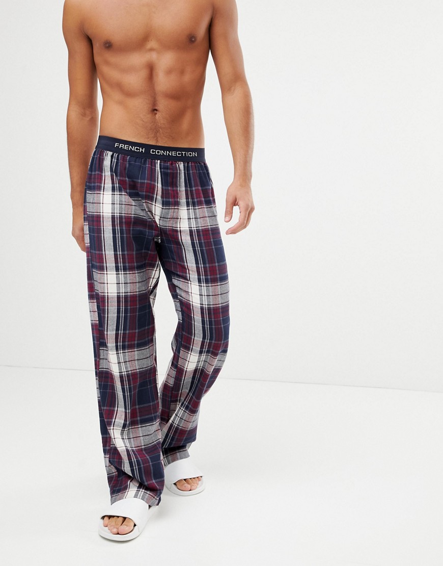 French Connection Flannel Check Lounge Pants