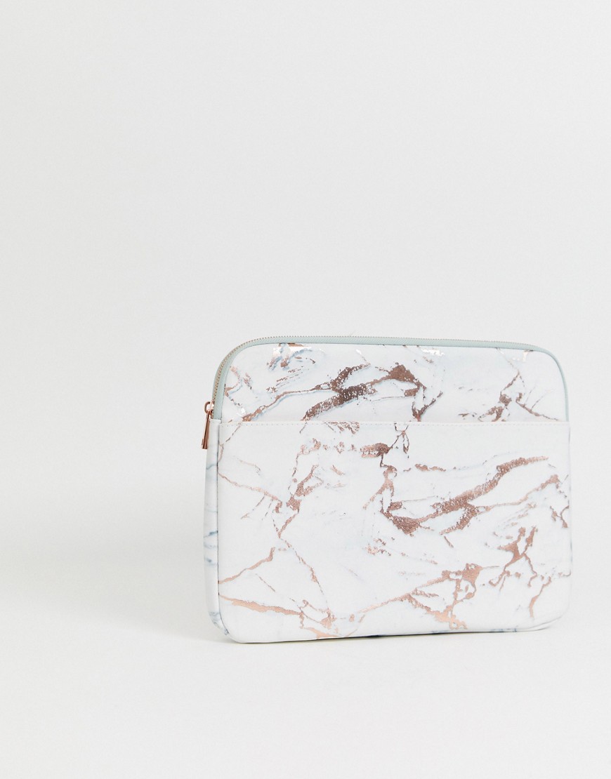 New Look 13'' laptop case in marble
