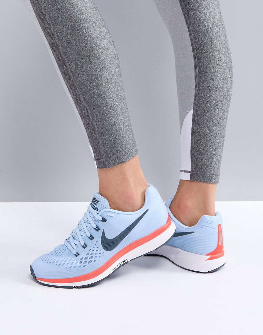Nike Running Air Zoom Pegasus 34 Trainers - Blue