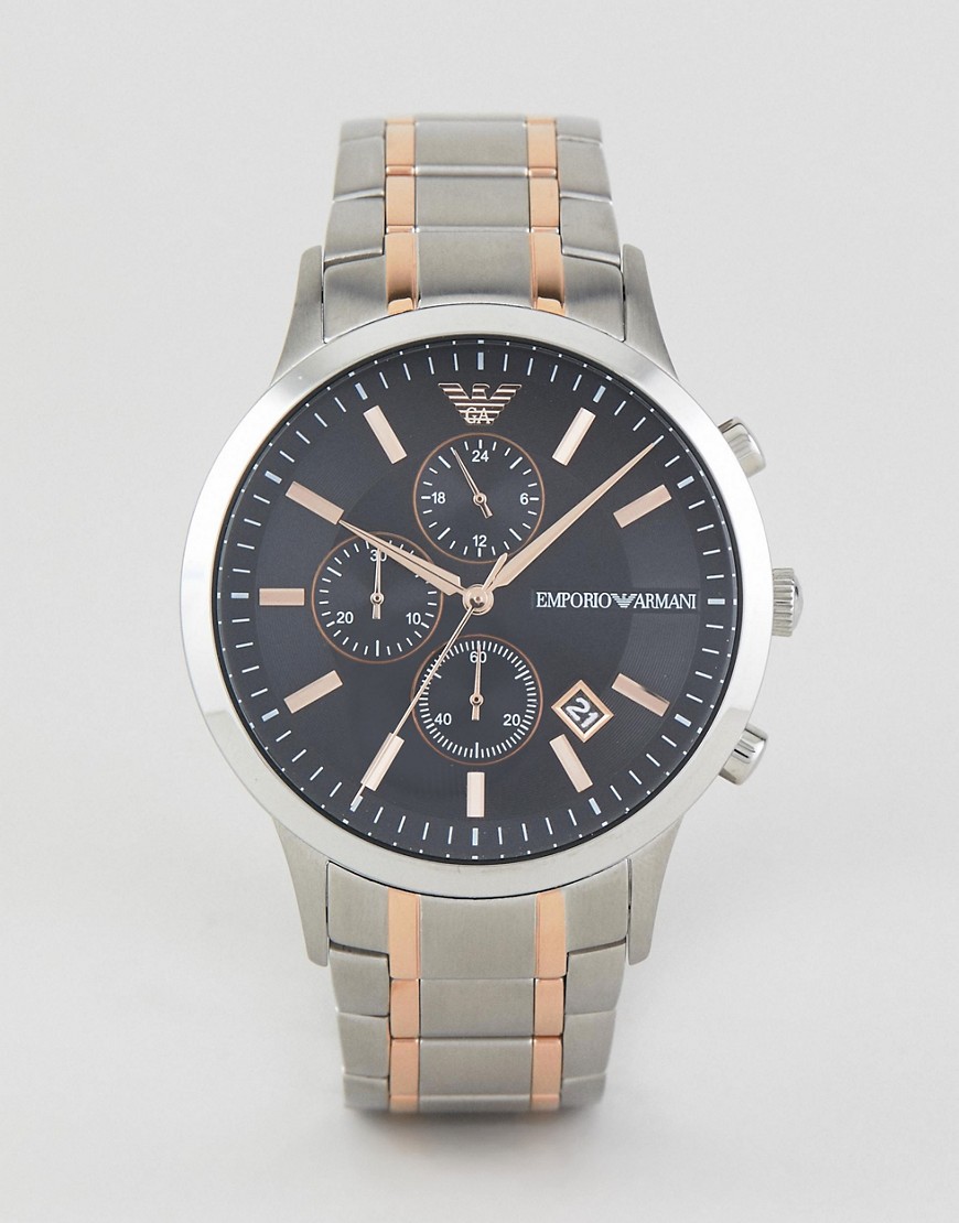 ar11165 chronograph bracelet watch 43mm 