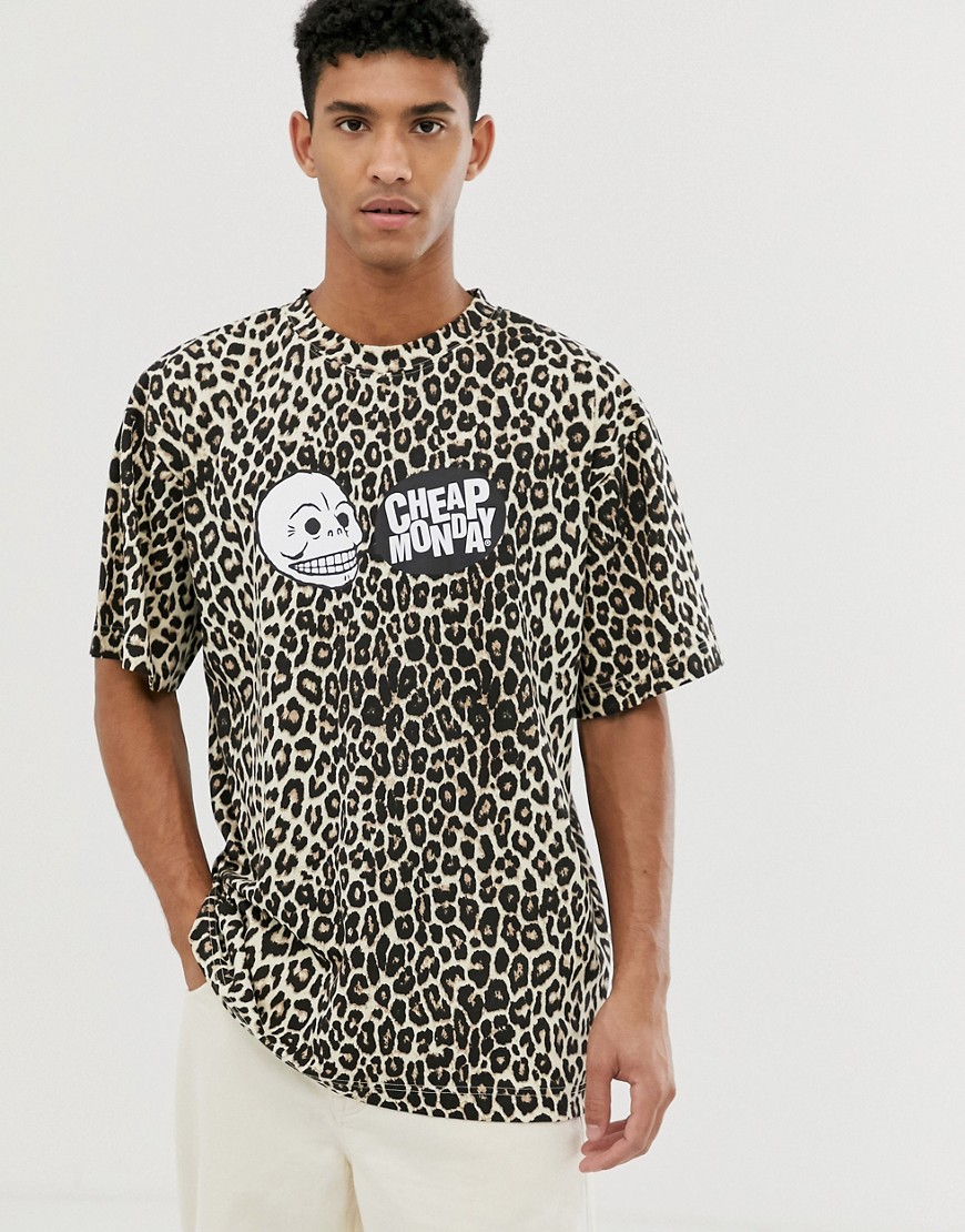 Cheap Monday t-shirt with cheetah print