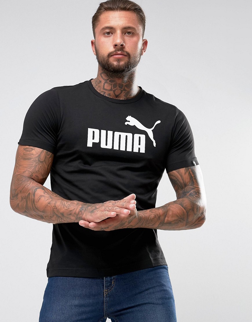 Puma ESS No.1 T-Shirt In Black 83824101 - Black