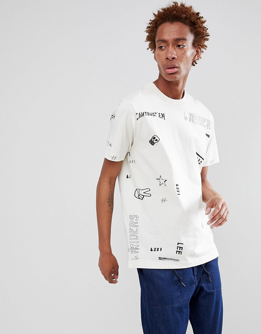 Lee All Over Doodle T-Shirt