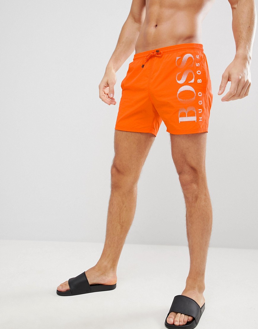 hugo boss orange shorts