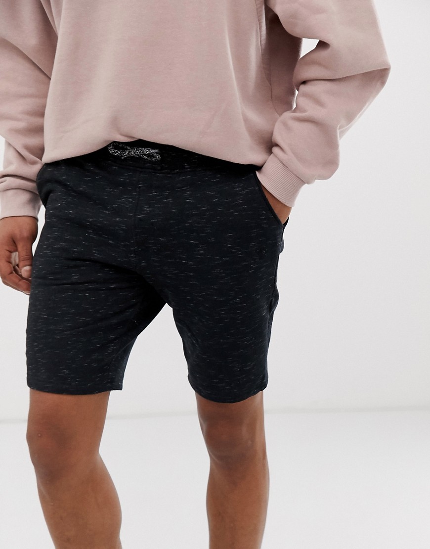 Blend jersey shorts in dark grey spec