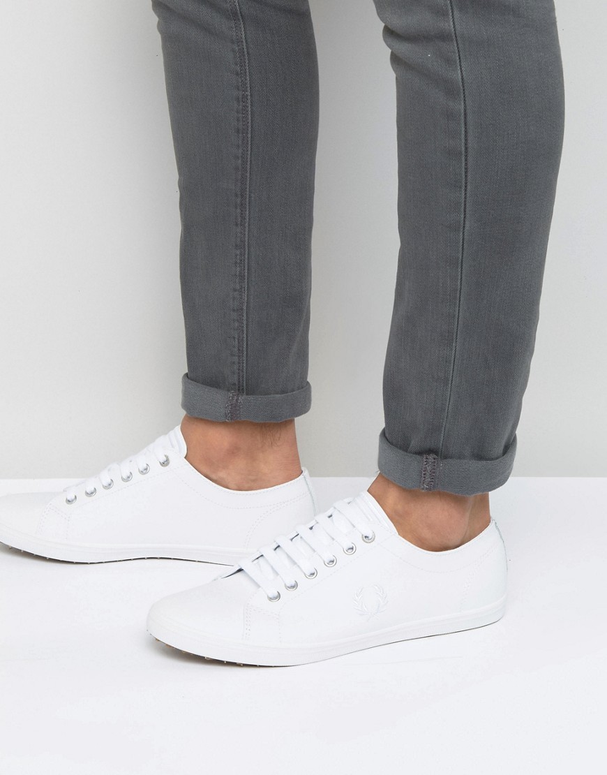 white fred perry plimsolls