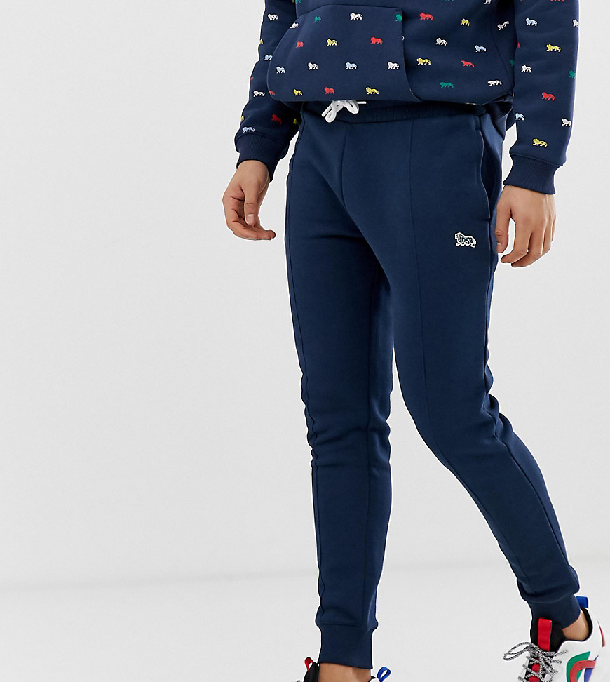 Lonsdale slim fit jogger in navy