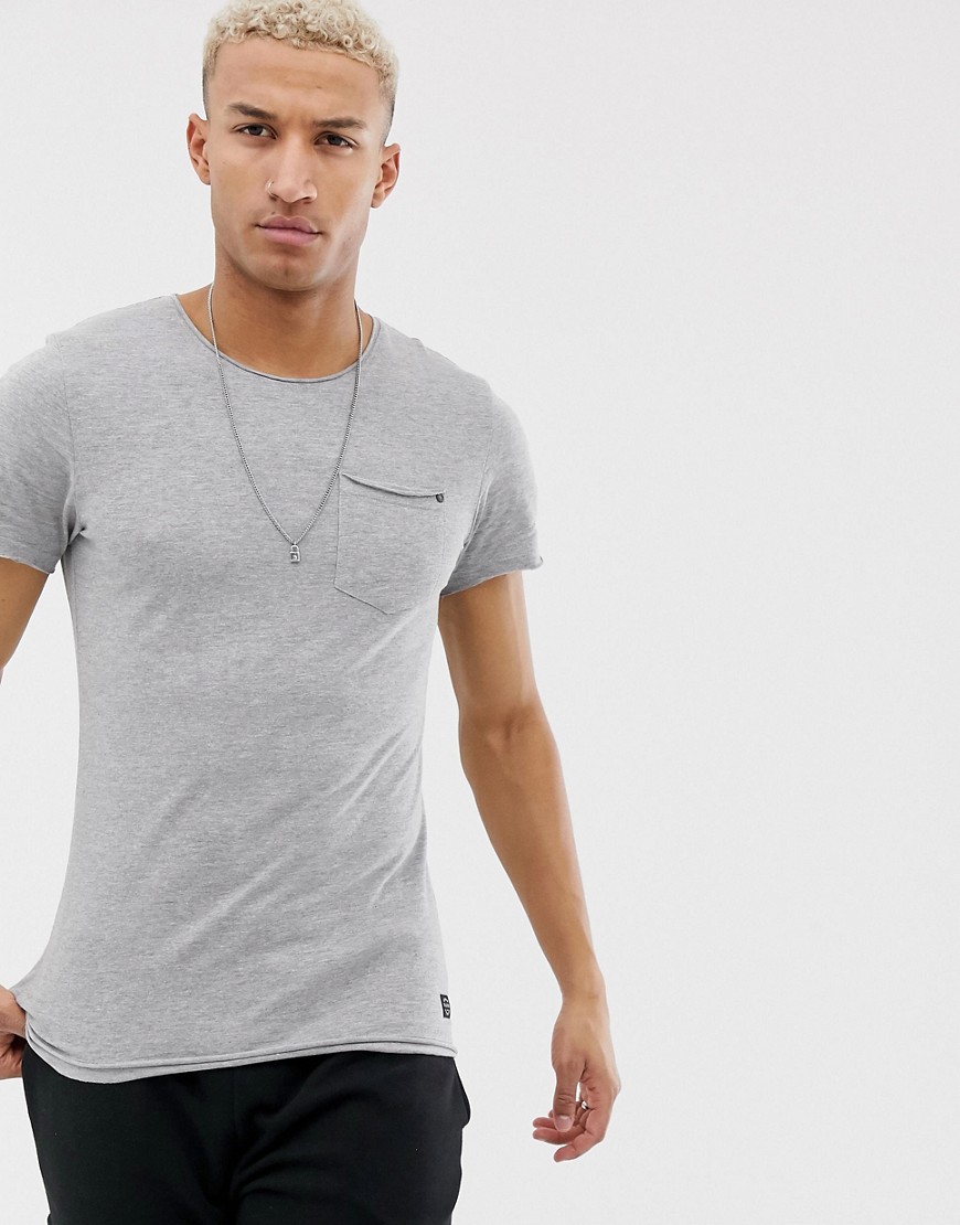 Blend pocket t-shirt in grey
