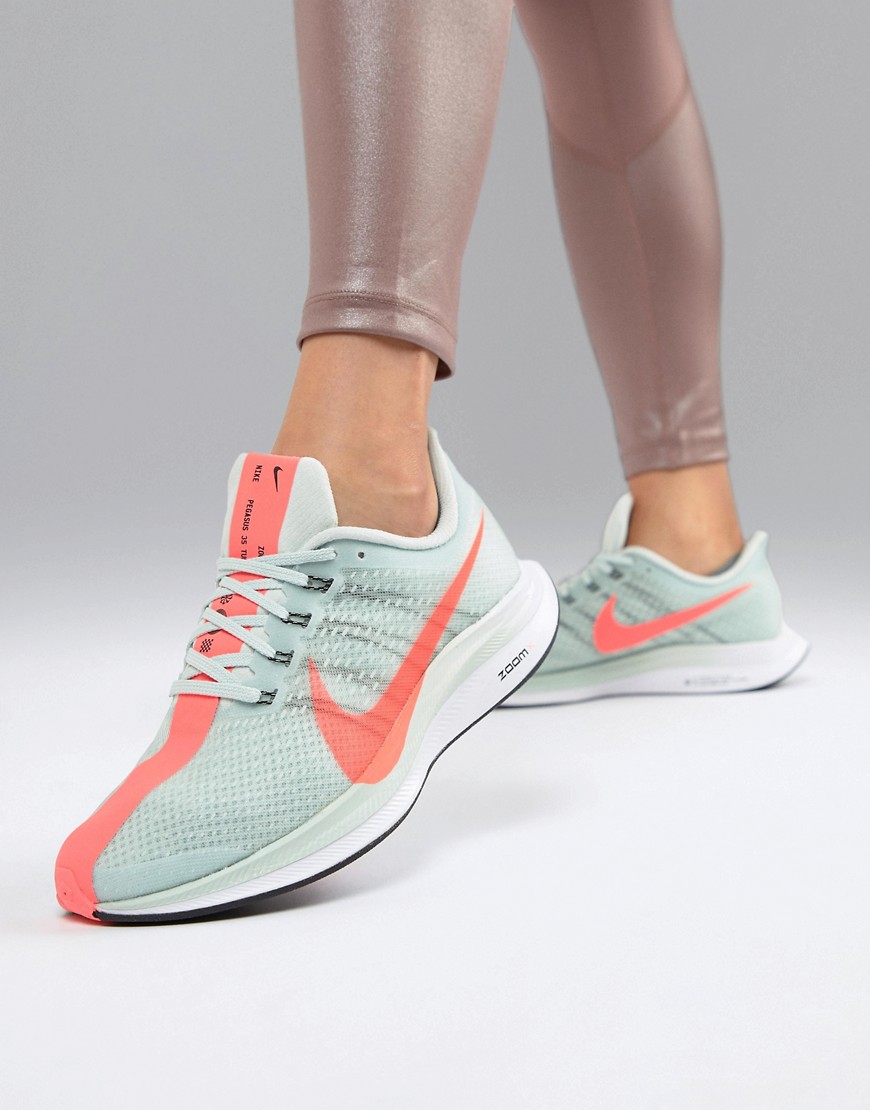 Nike Running Pegasus Turbo Trainers In Mint - Blue