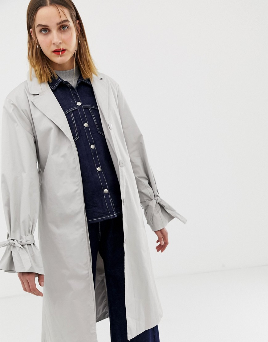 2NDDAY longline trench coat