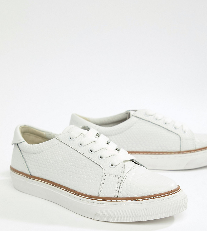 Sixty Seven Leather Trainers - White leather