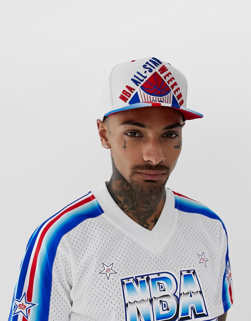 Mitchell & Ness All Star Weekend 1991 Crop snapback cap in white