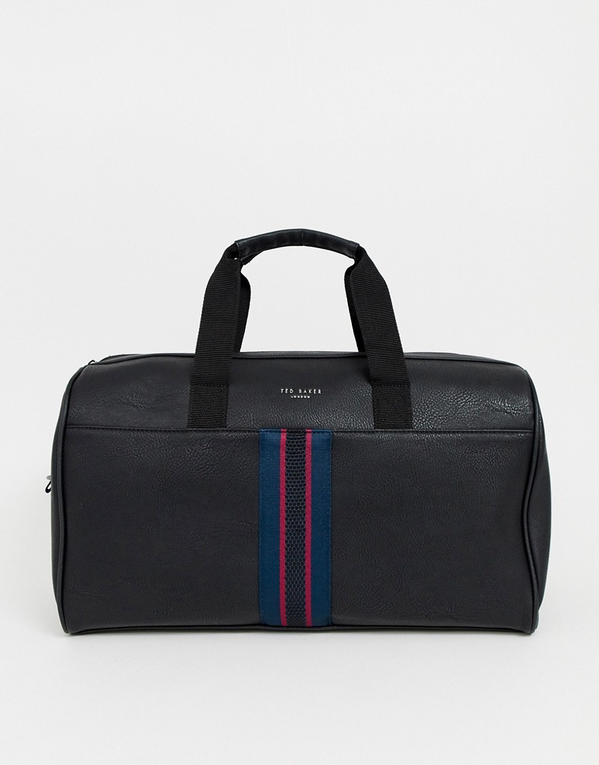 Ted Baker Yours webbing holdall in black