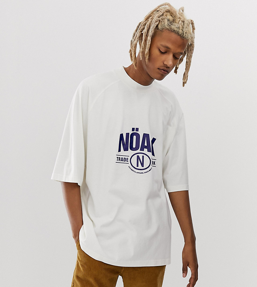 Noak oversized t-shirt with logo in white