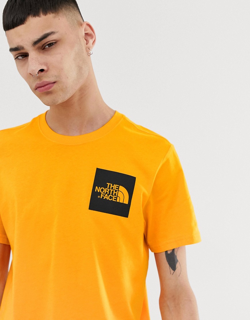The North Face Fine t-shirt in orange