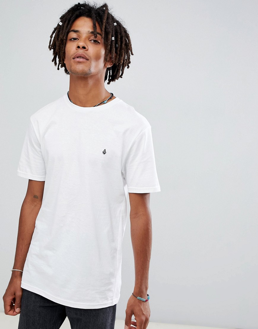 Volcom t-shirt with small logo in white