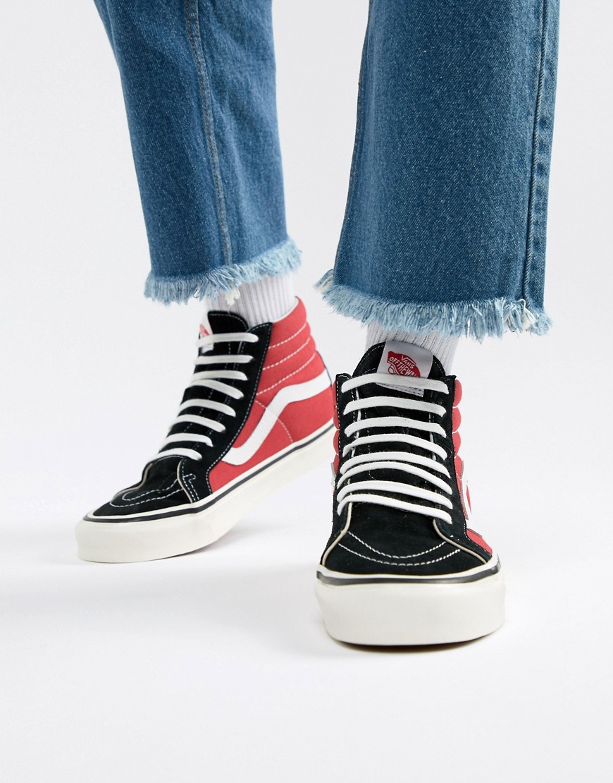 Vans SK8-Hi 38 DX Anaheim trainers in red VN0A38GFUBS1
