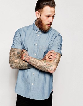 Paul Smith Jeans Shirt with Contrast Detail Pocket Short Sleeves ...