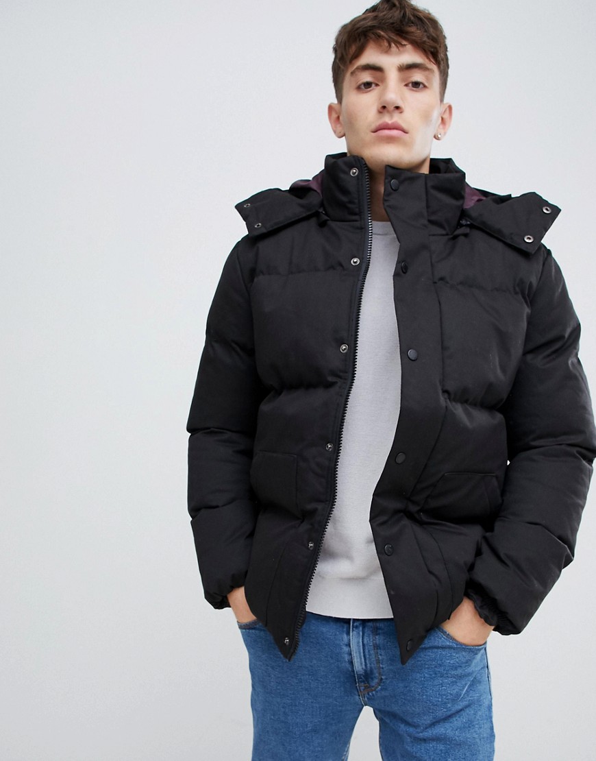 Bellfield padded jacket with removable hood