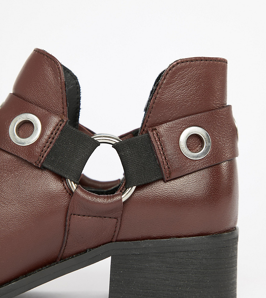 Park Lane Wide Fit Leather Ankle Boots