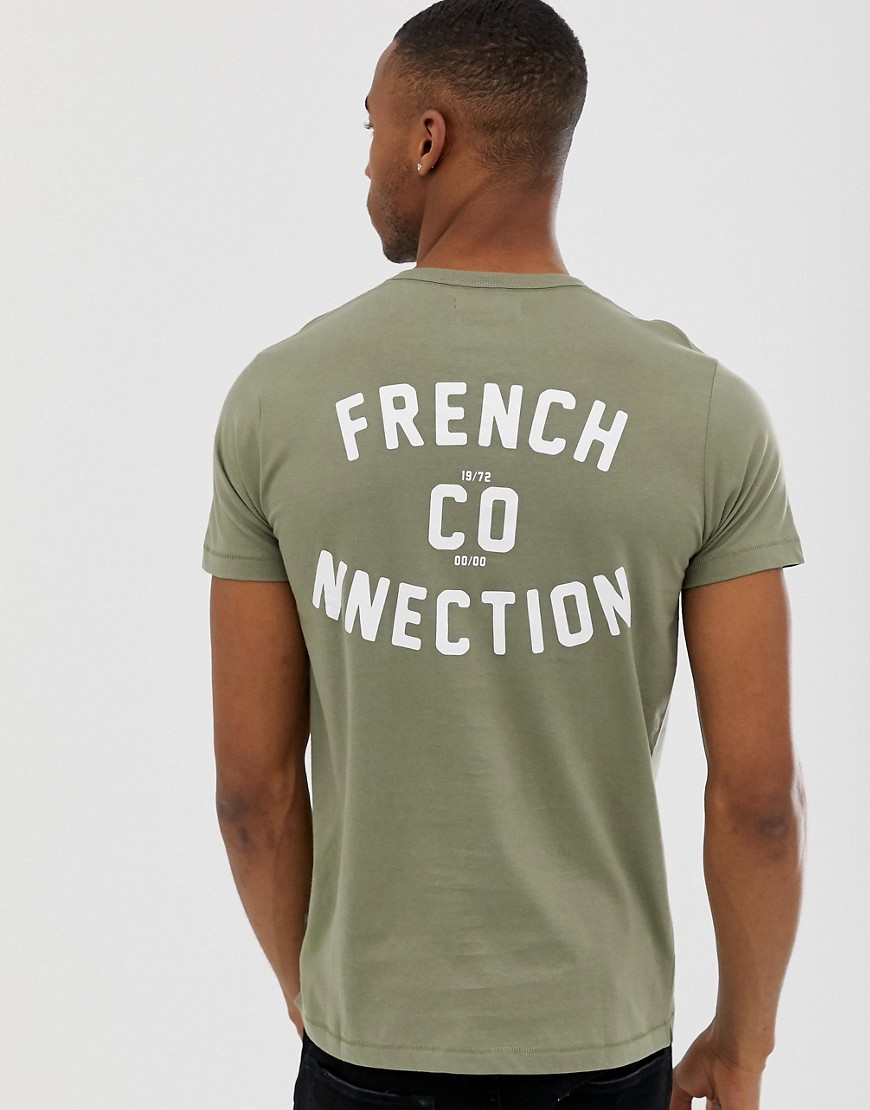 French Connection back print logo t-shirt
