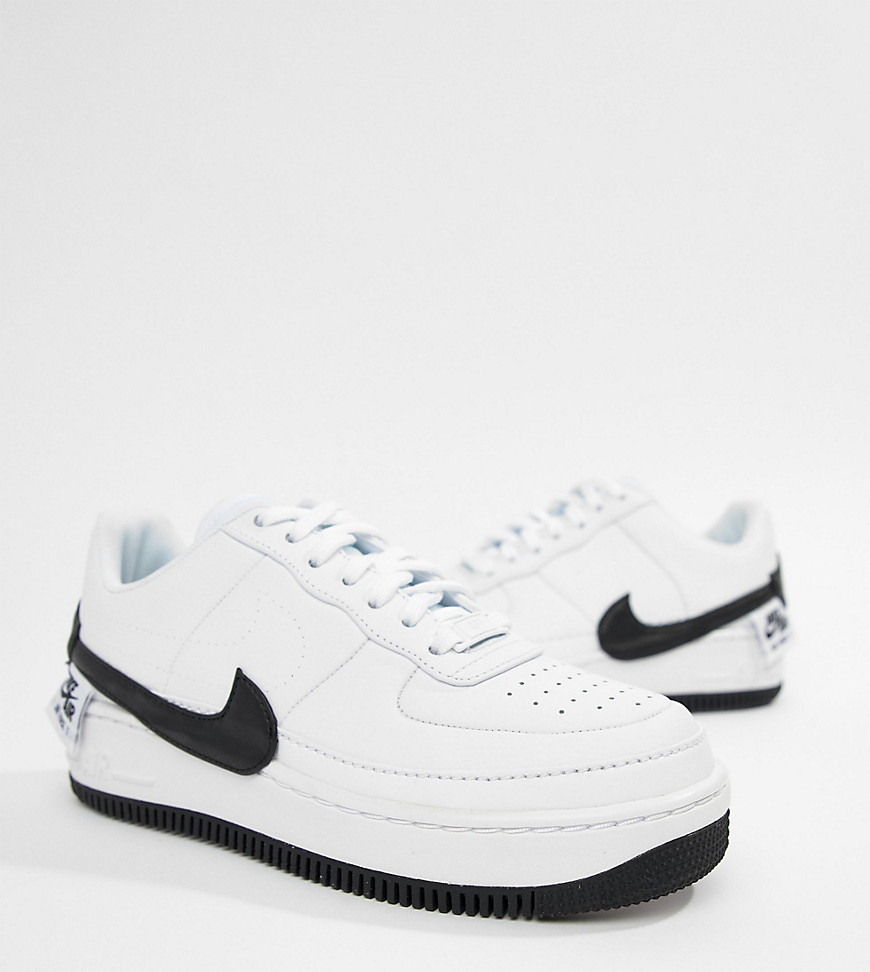 Nike White And Black Air Force 1 Jester Xx Trainers - White/black
