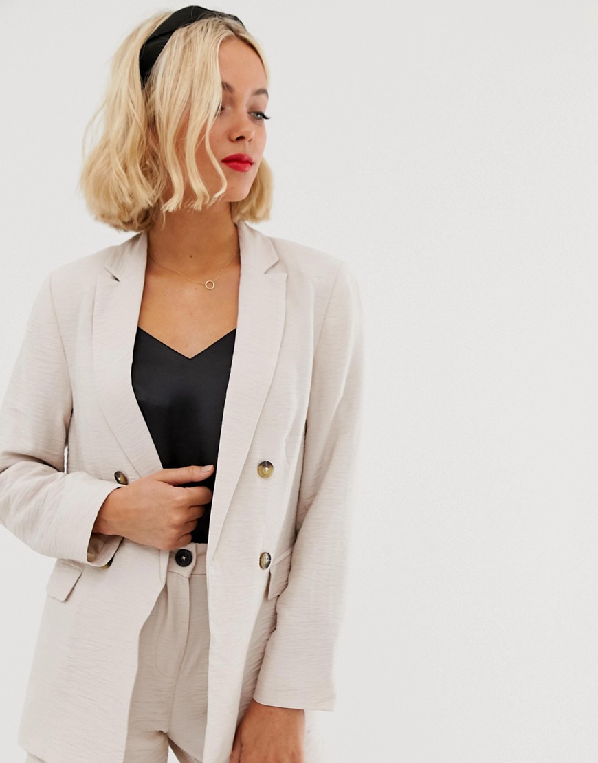 New Look blazer in stone co ord