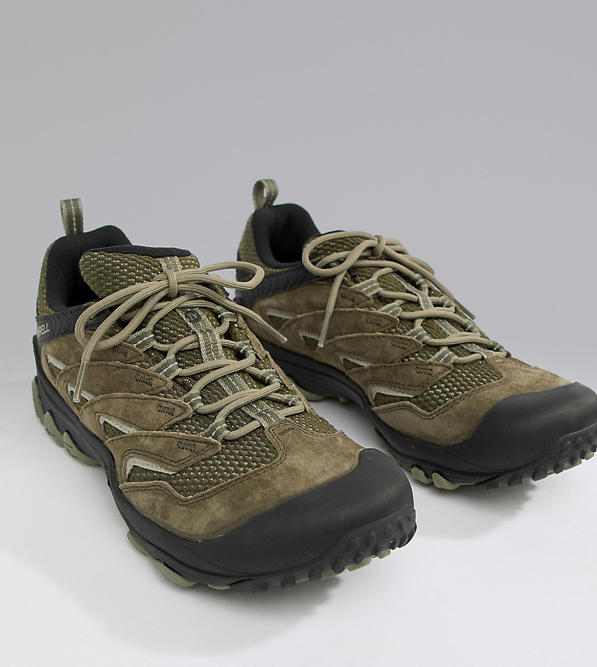 Merrell Chameleon 7 Limit hiking festival trainers in olive