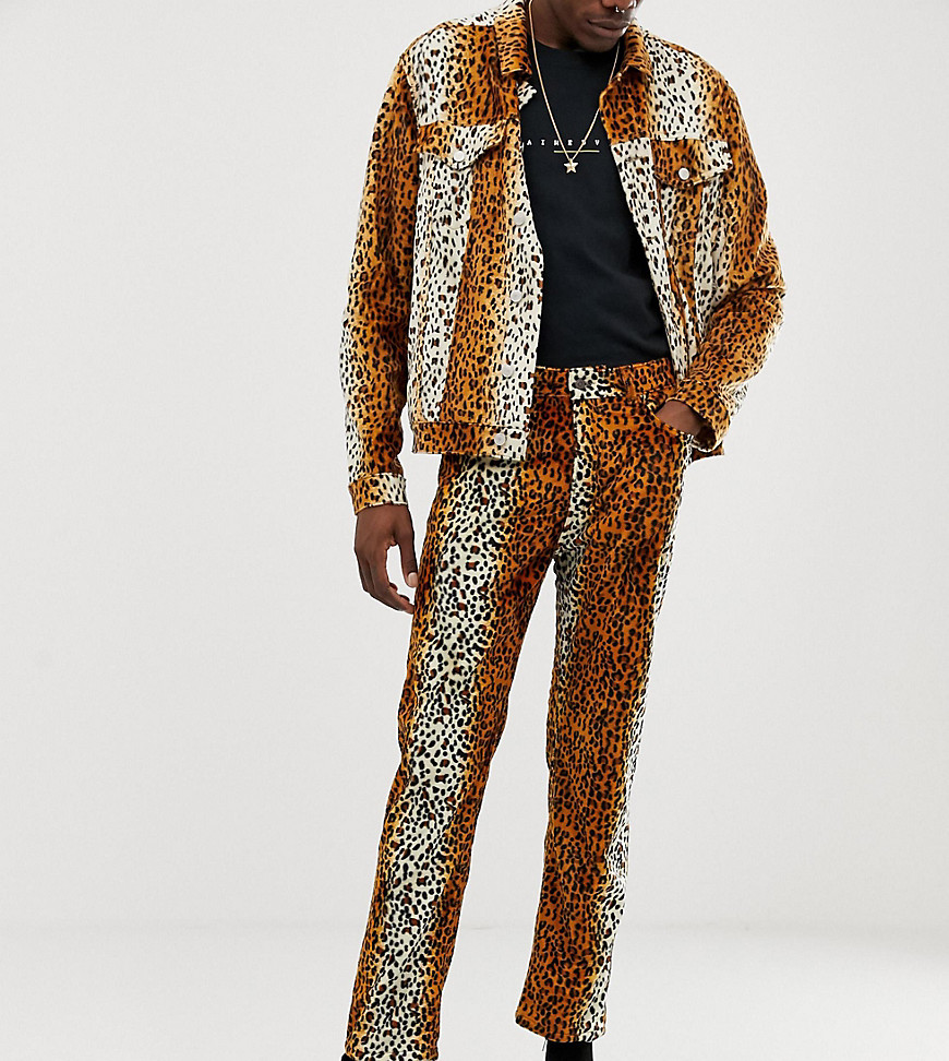 Reclaimed Vintage leopard printed trouser