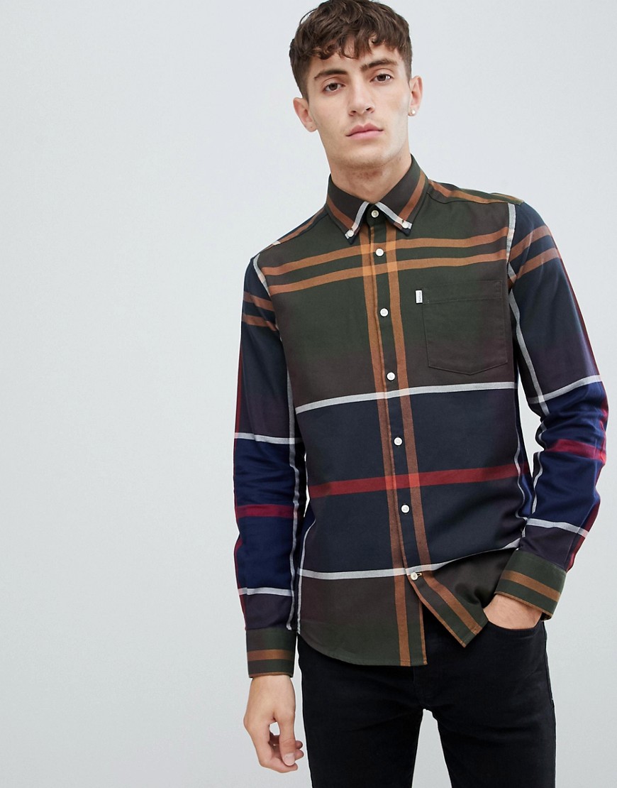 Barbour Dunoon slim fit exploded check shirt in classic tartan