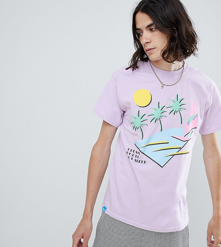 Dream But Do Not Sleep beach print t-shirt