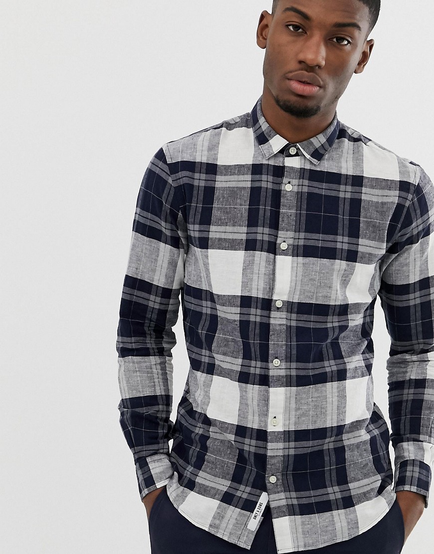 Only & Sons checked shirt