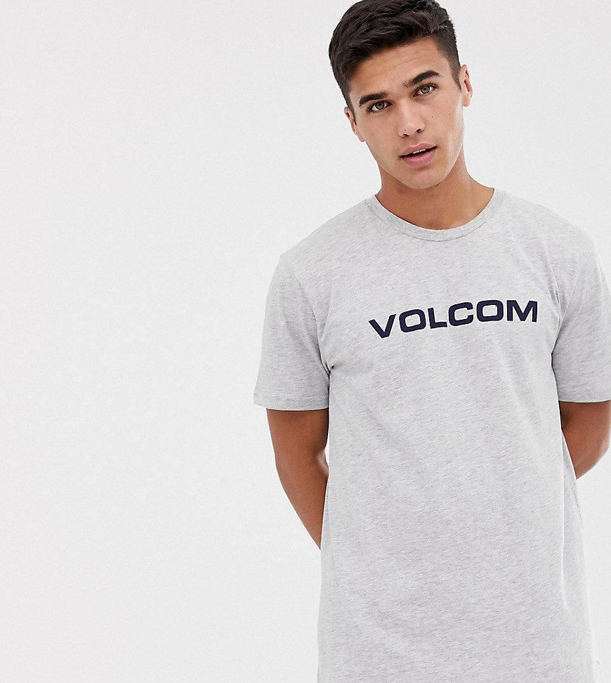 Volcom logo t shirt in grey