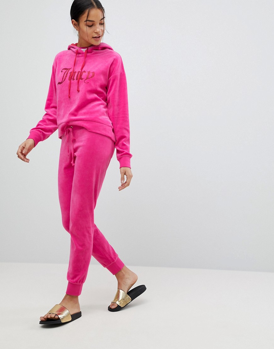 Juicy Couture Black Label Velour Trackpant - Pink